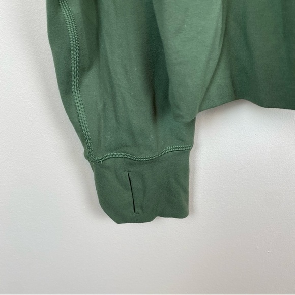 Lululemon Ready to Rulu Pullover Green Twill - Picture 4 of 6
